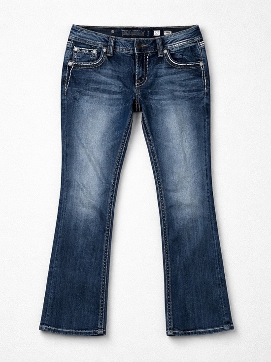 Miss Me Denim - Miss Me Dark Blue Flared Jeans